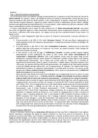 Appunti diritto degli scambi - Malesci Baccani 2014.2015
