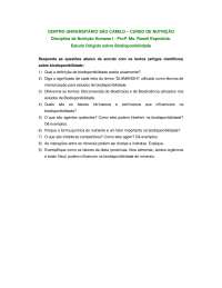 Estudo dirigido Biodisponibilidade