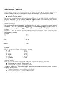 Balanceamento por Oxi-Redução