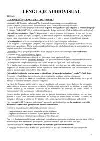 Apuntes Lenguaje Audiovisual - Apuntes de Periodismo - Docsity