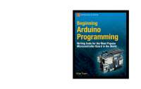Beginning Arduino Programming