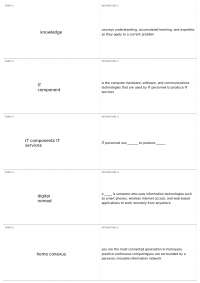 Exam 1- MIS | BIS 3233 - Management Information Systems | Quizzes ...