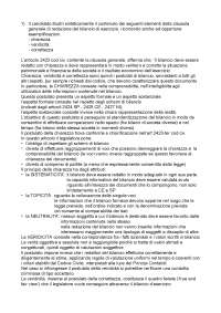 Teoria domande e risposte esame METODOLOGIE E DETERMINAZIONI QUANTITATIVE D'AZIENDA