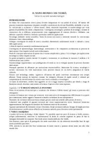 Il nanomondo che verrà