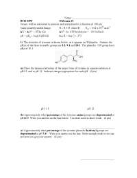 13 Questions of Physical Chemistry I for Life Science - Exam 1 | CH 353M