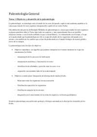 Apuntes Paeontología general
