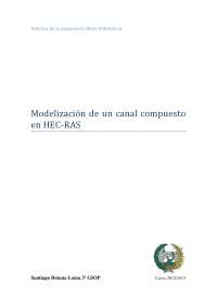 Práctica de modelización con Hec-Ras