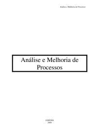 Análise e Melhoria de Processos
