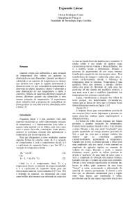Dilatação Linear