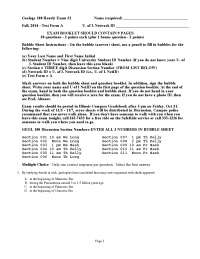 Exam 2, Form A for Planet Earth | GEOL 100