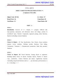 Cse iii object oriented programming with c [10cs36] notes