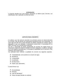 trabalho Aditivos