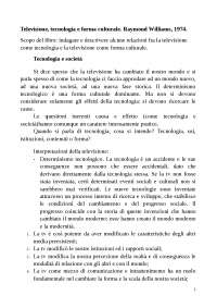 Televisione tecnologia e forma culturale
