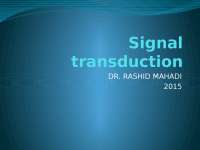 Signal transduction