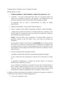 geografia politica