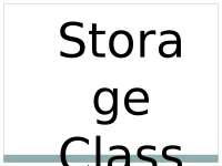Storage classes in c