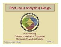Root locus analysis and design