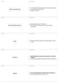 Glossary of Key Terms in Environmental Science and Sustainability