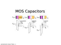 MOS Capacitors - Lecture Slides | EEE 531