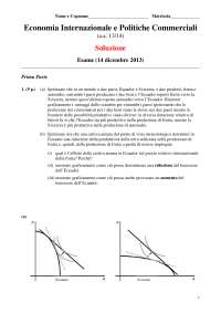Esercizi Svolti Economia Internazionale Docsity