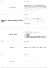 Cranial Nerves: Anatomy, Functions, and Clinical Correlates