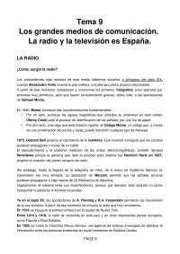 Los grandes medios de comunicación. La radio y la televisión en España ...