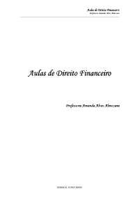 Apostila direito financeiro