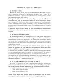 Derecho de Acceso a la Documentación: Legislación y Limitaciones en España - Prof. Barco