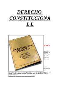 DERECHO CONSTITUCIONAL I TEMA 1.EL ESTADO CONSTITUCIONAL Y LA TEO ...