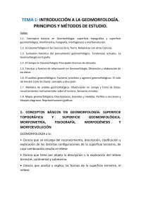 Diapositivas del profesor geomorfología.