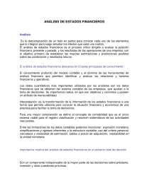 Apuntes sobre los estados financieros - Docsity