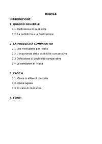 Pubblicità comparativa diritto della comunicazione