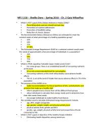 Solved Questions for Quiz 2 - An Introduction to Nutrition ...