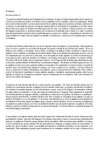 EL LENGUAJE OCTAVIOPAZ