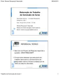 Guia para Elaboração de Referencial Teórico em Trabalhos Científicos