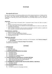 Apuntes sobre la escatología
