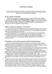 Apuntes sobre el nepotismo en la iglesia