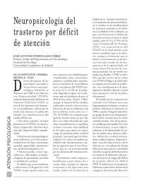 Neuropsicología del trastorno por déficit de atención