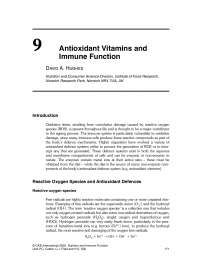 The Role of Antioxidant Vitamins, Selenium, and Carotenoids in Immune Function