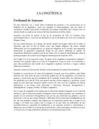 Ferdinand de Saussure