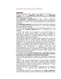 Sociologia: Struttural-Funzionalismo, Anomia e Globalizzazione