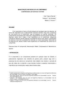 Artigo Manutenção em Redes de Ar Comprimido