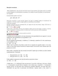 quimica reaccoes reverssiveis