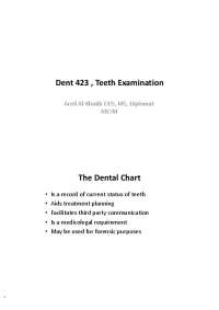 7 dent 423 2013 teeth examination