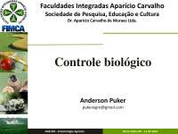 Entomologia Agrícola-Controle biológico