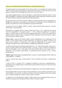Apuntes Geografía Política
