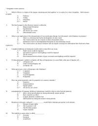 Exam II MCQs Answers - Biology of the Brain | PNB 3251