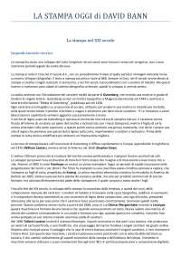 "La stampa oggi" di David Bann