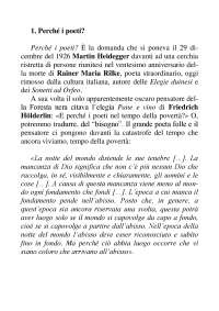 Heidegger perchè i poeti