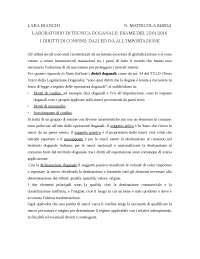 Tecnica doganale, tesina